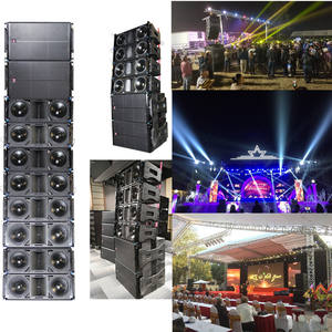 Dual 10 Inch <strong>Line</strong> <strong>Array</strong> Passive <strong>Empty</strong> 2-way Speaker <strong>Cabinets</strong> Music System Ti Pro Audio Sound System for Show - Product Image 6