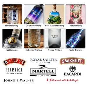 <span class=keywords><strong>Bouteille</strong></span> en verre vide de 750 ml avec logo personnalisé pour whisky, vodka, gin, brandy, tequila, liqueurs, spiritueux, bouchon en liège, luxe, transparente - Product Image 5