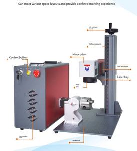Machine de marquage laser portable 20W 60W 100W, machine de gravure laser, vêtements, textiles de maison, jouets, restauration, plastique, métal, moule - Product Image 3