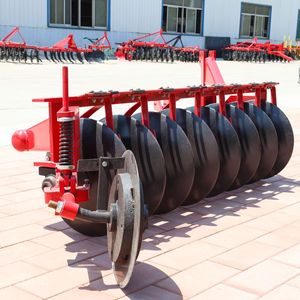Heavy Duty Disc Plow For Water Field And Dry Land <b>Cultivation</b> Red 6 Discs High Productivity - Product Image 3