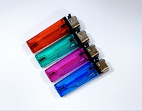 Briquet à Gaz Rechargeable Personnalisé avec Logo sur Mesure, Multicolore, Vente Chaude