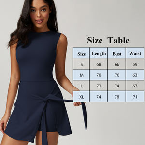 2024ใหม่เซ็ต2ชิ้นต่อต้านการส่องแสงชุดเล่นกีฬารัดรูปกระชับสัดส่วนชุดเล่นเทนนิสโยคะฟิตเนสลำลองด้านหลัง - Product Image 5