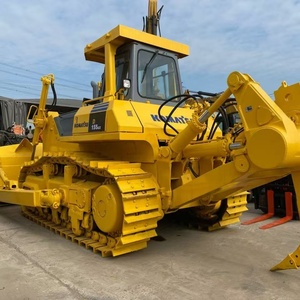 Grand bulldozer Komatsu 155 d'occasion, puissance d'origine forte, bulldozer à chenilles Komatsu D155AX-5 D155 d'occasion à vendre - Product Image 3