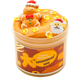 12 Pack Christmas Butter Slime <b>Set</b>; Children's Party Small Gift; Soft and Non-sticky Stress Relief Toy Slime Making - Product Image 1