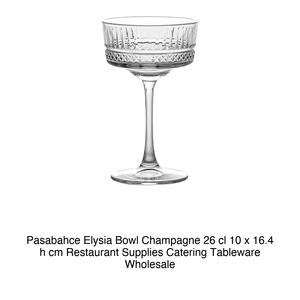 Tazón Elysia de Pasabahce, Color Champán, 26 cl, 10 x 16.4 h cm, Artículos para Restaurantes, Vajilla para Catering, Venta al por Mayor - Product Image 2