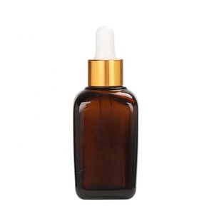 Tan foncé carré huile essentielle vaporisateur pressé bouteille chèvrefeuille compte-gouttes voyage portable distributeur bouteille de parfum - Product Image 4