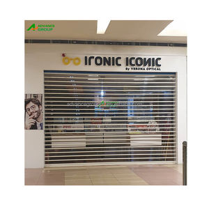 Nouvelles portes transparentes à volet roulant en <span class=keywords><strong>PVC</strong></span> Commercial Shopfront automatique en aluminium polycarbonate enrouler <span class=keywords><strong>porte</strong></span> <span class=keywords><strong>de</strong></span> <span class=keywords><strong>garage</strong></span> prix bon marché - Product Image 6