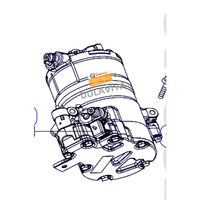 Compresseur de climatisation pour MERCEDES-BENZ GLE 500 E 4MATIC 2016 GLE-SPORT UTILITY VEHICLE OEM A0032306611