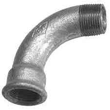 3/4 \ "galvanizado macho/hembra 90 ° BSPT estándar de acero al carbono/acero inoxidable/NPT para conectores de acero químico de Plomería - Product Image 2