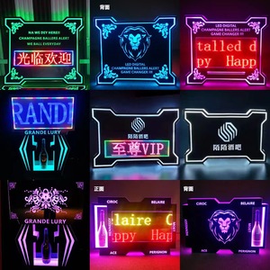 Présentoir de bouteilles lumineux à LED avec commande par application mobile, personnalisable en usine, pour discothèque - Product Image 5
