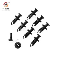 B27 auto fixation accessoires tête ronde type De Voiture en plastique clip 7661855