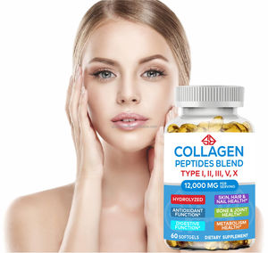 Colágeno Hidrolizado Multiplicado, Péptidos, Glucosamina y Probióticos para el Soporte de Huesos y Articulaciones, Beneficios para la Belleza, Cápsulas Blandas para Adultos - Product Image 3