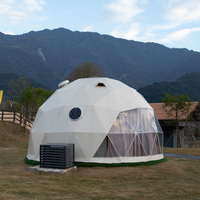 Dôme de luxe en PVC tente à boules avec logo personnalisé pour salle de bain pour l'extérieur dômes géodésiques d'hôtel