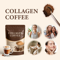 Café aux champignons et au collagène - avec collagène hydrolysé et extrait de Reishi, stimule l'énergie tout en nourrissant la peau, café OEM