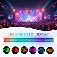 Projecteur mural LED RVBW 150W haute luminosité avec fonctions Wash et Strobe, contrôle individuel DMX RDM pour éclairage DJ, soirées musicales et spectacles
