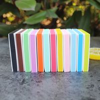 Tampon en caoutchouc carré 5*5*0.8cm pour le bricolage et le bureau