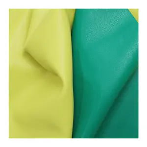 Garment fabric textile 1 Faux PU Leather leather Fabric for clothing jacket synthetic leather material