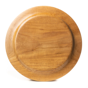 <span class=keywords><strong>Assiette</strong></span> de service en bois sculpté à rebord <span class=keywords><strong>Assiette</strong></span> de service en bois de <span class=keywords><strong>teck</strong></span> Plateaux de service ronds en bois - Product Image 3