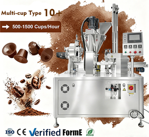 Máquina Automática Personalizada de Pequeñas Dimensiones para Llenar y Sellar Cápsulas de Café <span class=keywords><strong>Dolce</strong></span> <span class=keywords><strong>Gusto</strong></span> Nespresso, Máquina Llenadora y Selladora de Cápsulas K-Cup - Product Image 1