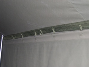 Tente de camping en toile imperméable vert armée pour <span class=keywords><strong>safari</strong></span> en <span class=keywords><strong>Afrique</strong></span>, 5x10M, 20-30 personnes, vente en gros - Product Image 6