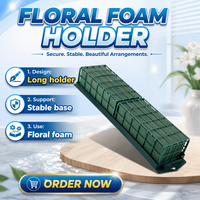 Cadre mural en résine Yiliang pour décoration florale, cage double en plastique pour mousse humide