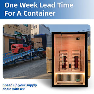 Sauna a infrarossi lontani in legno tradizionale portatile per 1-3 persone in vendita - Product Image 6