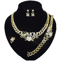 Parure de bijoux africains dorés pour enfants, motif cœur, avec boucles d'oreilles, collier et bague, idéale pour fêtes, mariages et cadeaux