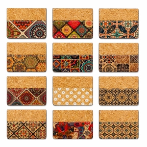 Vendita all ingrosso <span class=keywords><strong>Porta</strong></span> <span class=keywords><strong>carte</strong></span> portafoglio in Sughero naturale stampa logo personalizzato <span class=keywords><strong>porta</strong></span> carta <span class=keywords><strong>di</strong></span> <span class=keywords><strong>credito</strong></span> sottile minim - Product Image 3