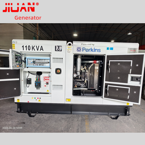 Generador diésel silencioso <span class=keywords><strong>de</strong></span> reserva <span class=keywords><strong>de</strong></span> emergencia Perkins <span class=keywords><strong>de</strong></span> 110 kVA, 88 kW, 125 kVA, 150 kVA, 200 kVA para suministro <span class=keywords><strong>de</strong></span> energía <span class=keywords><strong>de</strong></span> respaldo en fábricas - Product Image 2