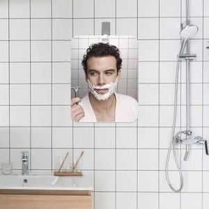 Miroir de salle de bain anti-buée - Miroir de toilette en acrylique anti-buée pour le rasage, le toilettage masculin et le maquillage (fixation murale) - Product Image 4