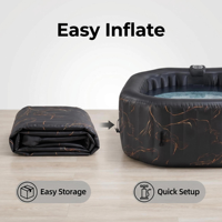 Spa gonflable sur mesure, bain à remous portable, piscine de thérapie aquatique gonflable en PVC à structure Drop Stitch pour SPA