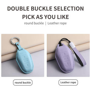 Coque de protection pour clé de voiture <span class=keywords><strong>Peugeot</strong></span> 508l 408 <span class=keywords><strong>5008</strong></span> 408x 4008, durable, anti-rayures, accessoires décoratifs - Product Image 5