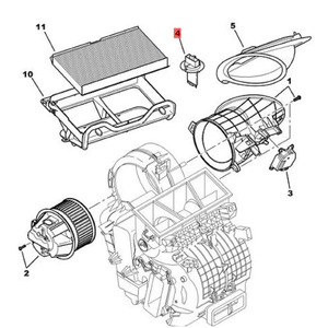 Resistencia del ventilador 6450JP para Peugeot 206 307, control manual de velocidad del calefactor, uso industrial de plástico - Product Image 2