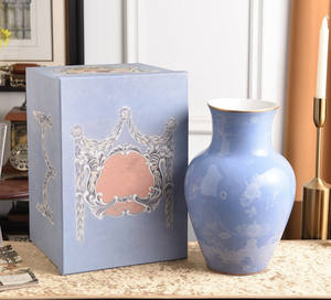 Luxury High Quality Contemporary Tabletop <b>Porcelain</b> <b>Vases</b> with Decals for Wedding and High-End Home Decor - Product Image 4