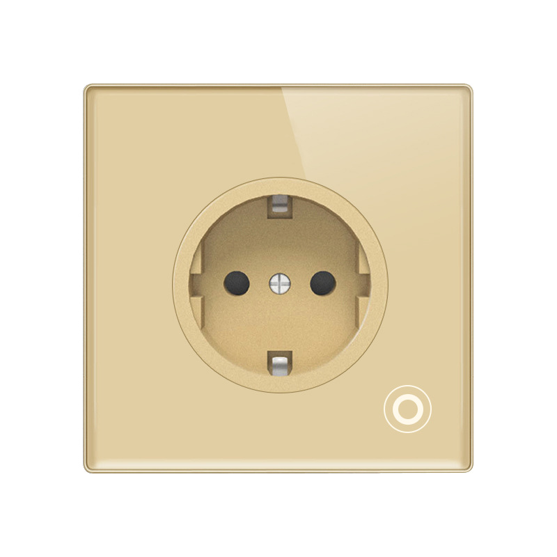 Enchufe inteligente WiFi Tuya, estilo europeo.