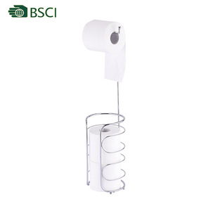 Accessoires de salle de bain chrome salle de bain autoportante distributeur de papier toilette - Product Image 2