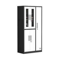 Usine Hot Démonter Bureau Atelier Tôle 2 portes Classeur Diviseurs Armoire De Stockage Armoire En Métal Usine