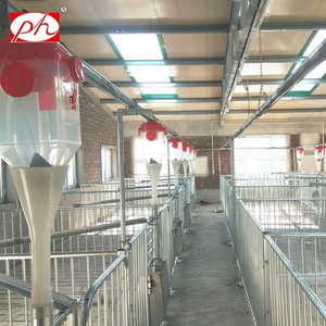 เครื่องจ่ายถ้วยอาหารอัตโนมัติทำจากสแตนเลสสองด้านพร้อมกล่องวัดสภาพใหม่สำหรับการเลี้ยงสัตว์ในฟาร์มเลี้ยงหมูแบบ8L - Product Image 1