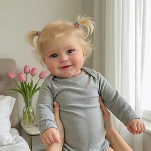 Nouvelles poupées reborn réalistes de 55 cm pour filles, jouets de 22 pouces, poupées reborn en silicone réaliste à corps entier pour filles - Product Image 2