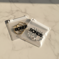 Sac à fermeture éclair en PVC mat imprimé avec logo de marque de luxe, petites pochettes à bijoux, emballage plastique personnalisé pour boucles d'oreilles, bagues