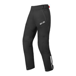 Pantalon de moto pour homme en velours côtelé noir d'hiver, taille élastique mi-haute, à libération rapide, coupe-vent, chaud, anti-chute, pantalon de course - Product Image 6