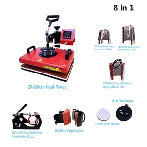 Machines de presse à chaud multifonctionnelles pour sublimation 4/5/6/8 en 1 pour tasses, oreillers, t-shirts, assiettes, verres et colliers - Product Image 6