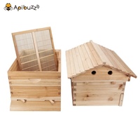 Colmena de miel de flujo automático de madera de cedro recubierta de cera china para abejas, equipo de apicultura, herramienta de Apicultura