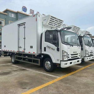 รถบรรทุกห้องเย็น ISUZU 4X2 ราคาถูก 120 แรงม้า ยูโร 2/3/4 พวงมาลัยซ้าย/ขวา รถบรรทุกขนส่งสินค้าแบบตู้เย็น - Product Image 4