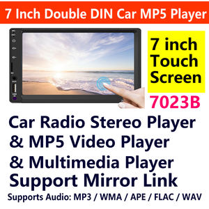 Estéreo para Auto Doble DIN de 7 Pulgadas con Pantalla Táctil <span class=keywords><strong>7023B</strong></span>, <span class=keywords><strong>Reproductor</strong></span> MP5 con Control Remoto y Radio FM, Superventas 2024 - Product Image 3