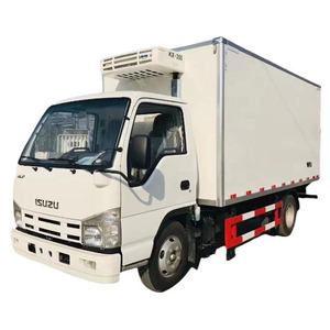 Congelador refrigerado de 4,2 metros 2 3 4 toneladas Isuzu 100P Elf nevera caja camiones de carga ligera carne fría pollo transporte furgoneta - Product Image 5