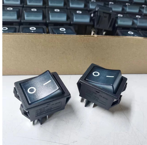 Interruptores Basculantes Personalizados ODM OEM de la Serie HPR, Botón Negro con Luz Azul, Honest Power, 10A 250VAC, 15A 250VAC, 20A 125VAC - Product Image 2