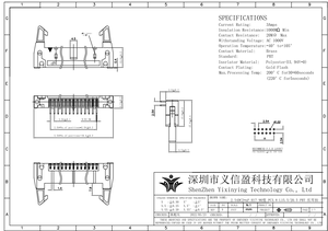 מחבר חוט ללוח מסוג OEM Box Header 2.54mm DC2 DC3 Pitch 4 פינים 5 6 7 פינים, כבל חוט ללוח עם פיני IDCCrimp, מארז חוט ללוח. - Product Image 3