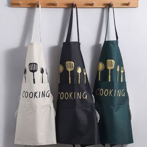 XQ77 Cotton <b>Fabric</b> Apron With Logo Custom - Product Image 2
