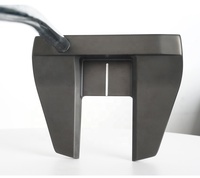 Putter de golf sur mesure OEM usiné CNC, poids réglable, en acier inoxydable, type mallet, pour droitier, vente en gros aux marques de golf